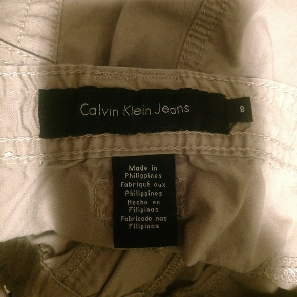 🌟 3/$20 Sale Calvin Klein khaki capri cropped - Picture 4 of 6